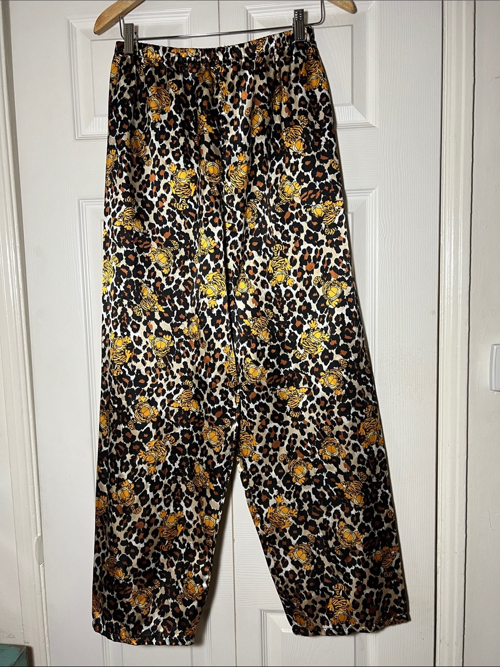 Vintage Garfield Leopard Pajama Pant Women’s Small